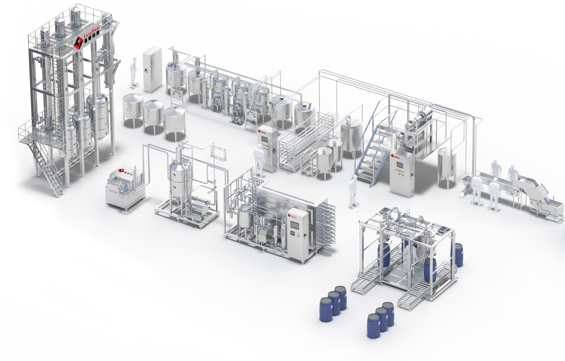 EasyReal industrial fruit and vegetable processing line