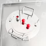 Stainless-Steel Tank Lid and Sampling Port of EasyReal Pilot Water Bath Fermenter