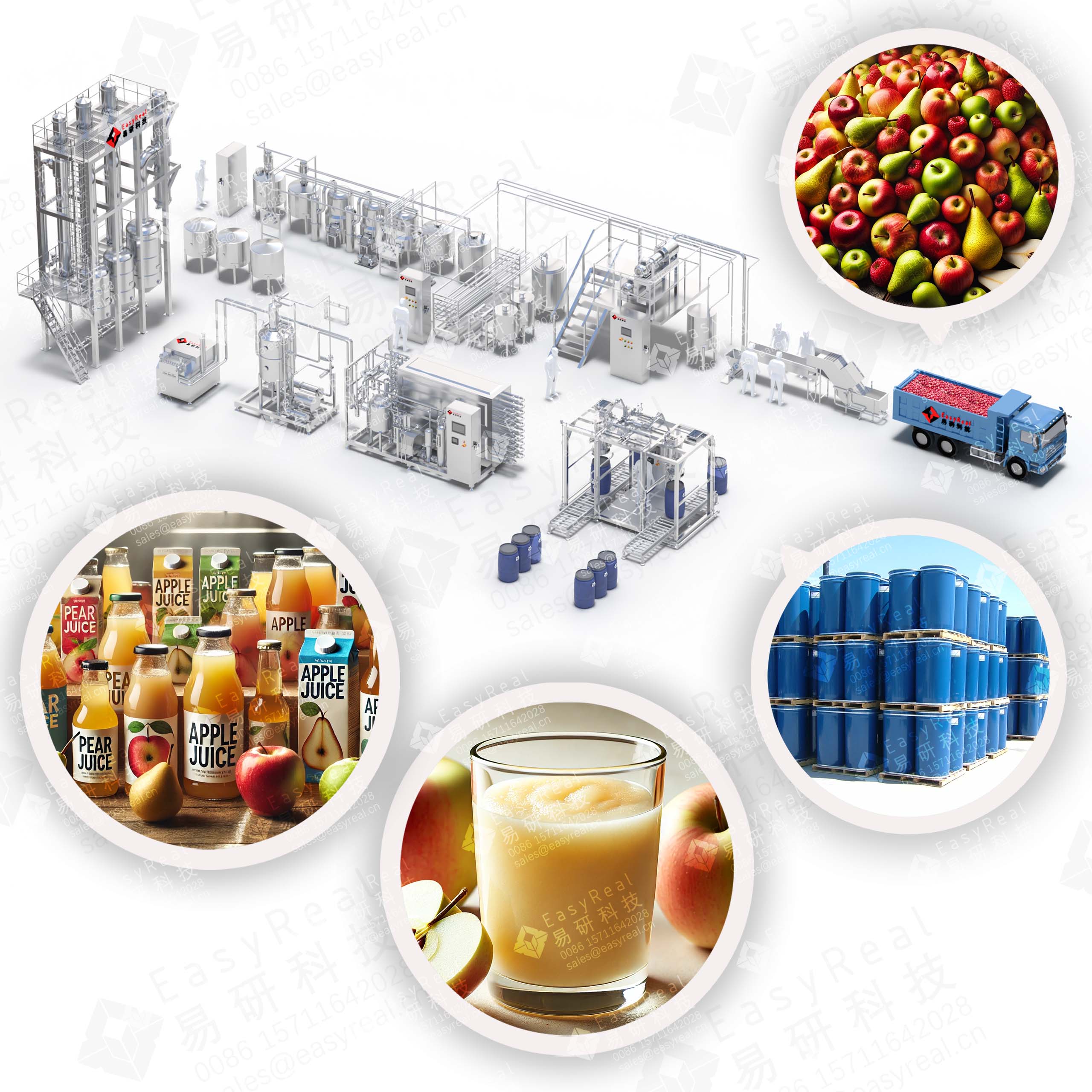 Apple Processing Line | Apple Juice, Puree & Concentrate