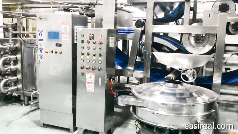 Belt press juice extractor with control cabinet on the 5TPH carrot juice production line for VITAFIT