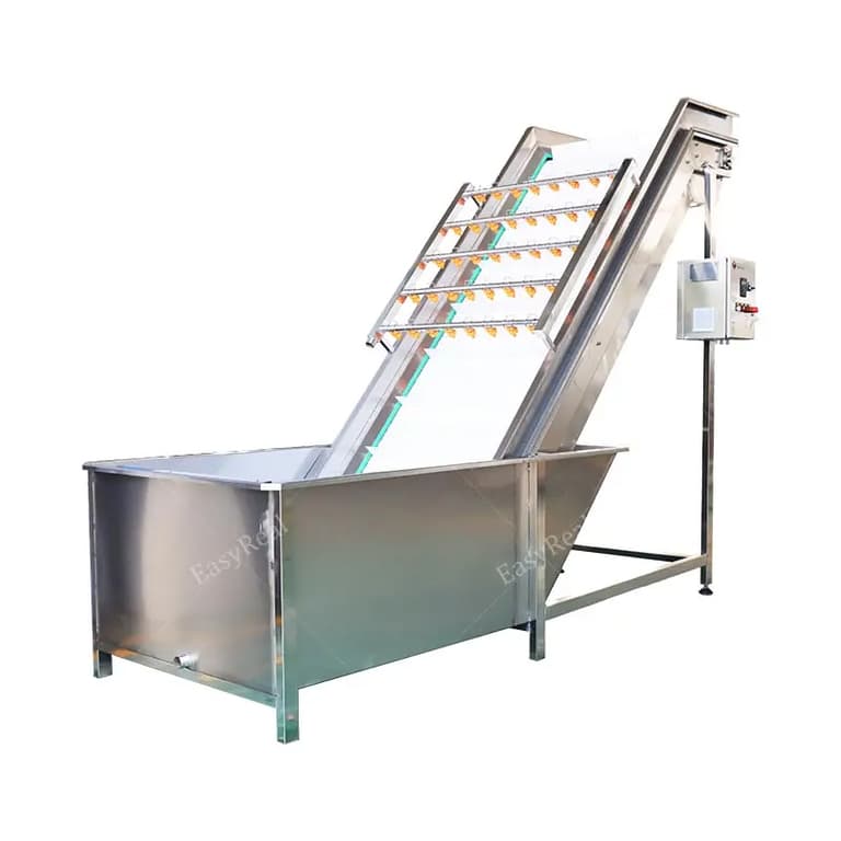 Fruit and Vegetable Scraper Elevator