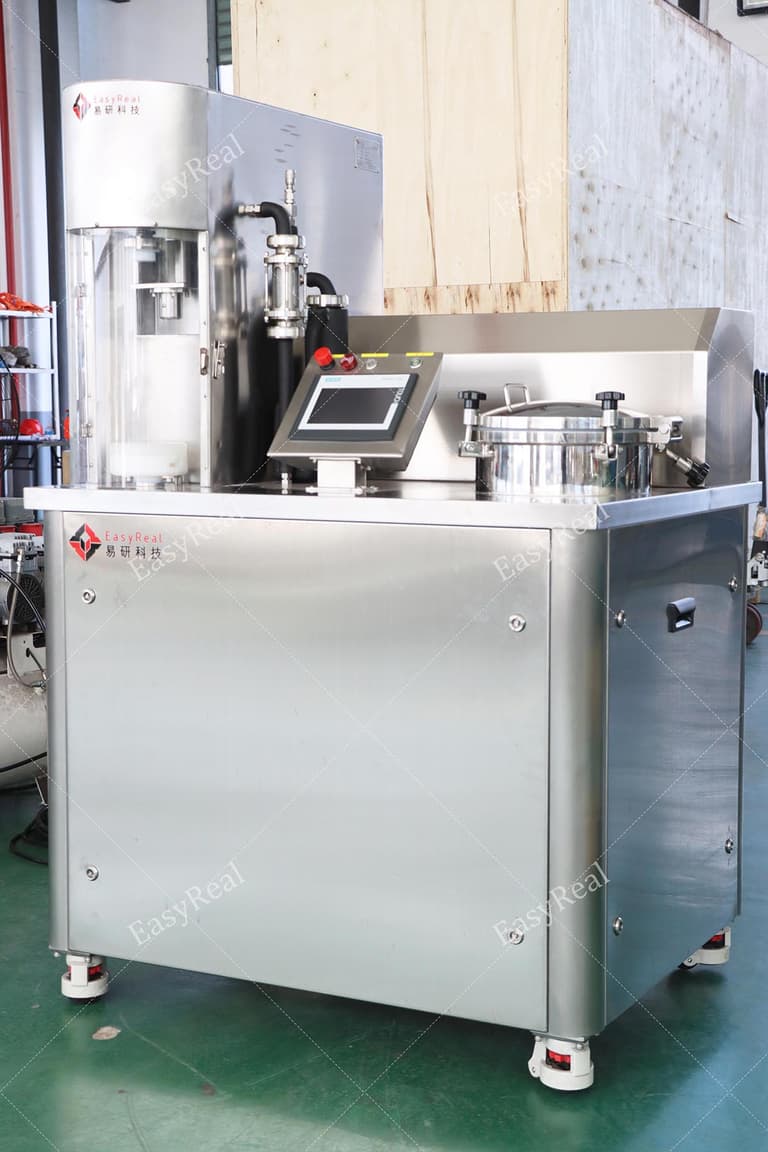 Apparecchiature di ricerca e sviluppo per bevande gassate su scala di laboratorio