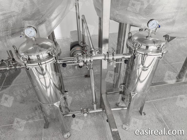 Oyster Sauce Filtration – Duplex Bag Filter Housing