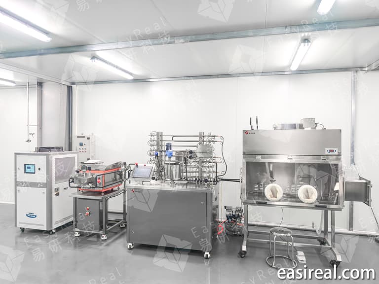 Pilot Tubular Sterilizer, Inline Homogenizer and Aseptic Filling Cabinet