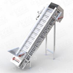 Fruit and Vegetable Scraper Elevator