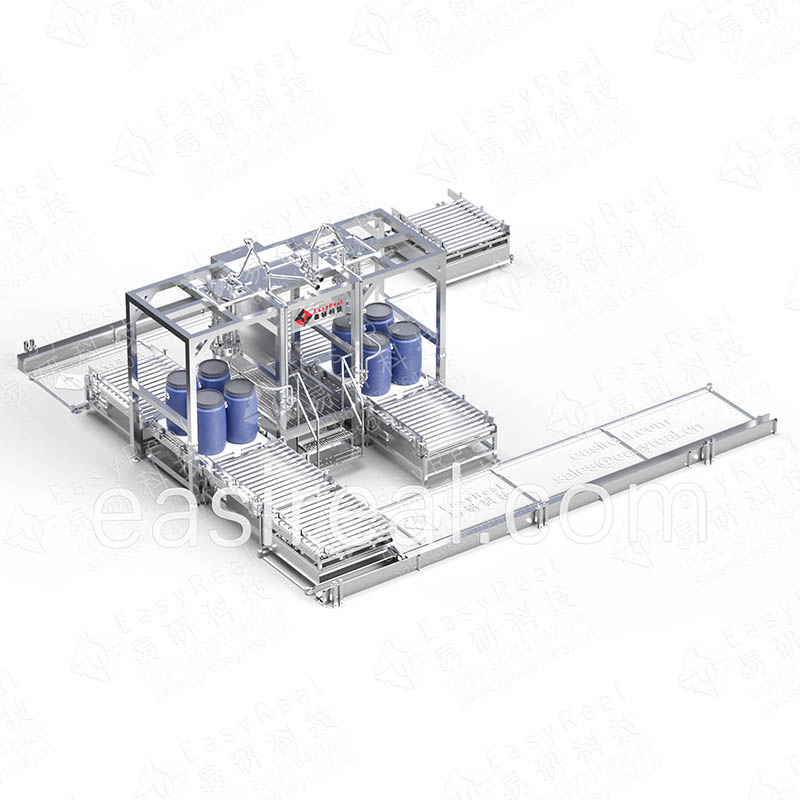 aseptic bag in drum filling plant