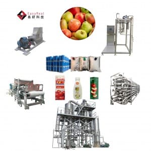 Full-automatic/manual Apple Pear Processing Line