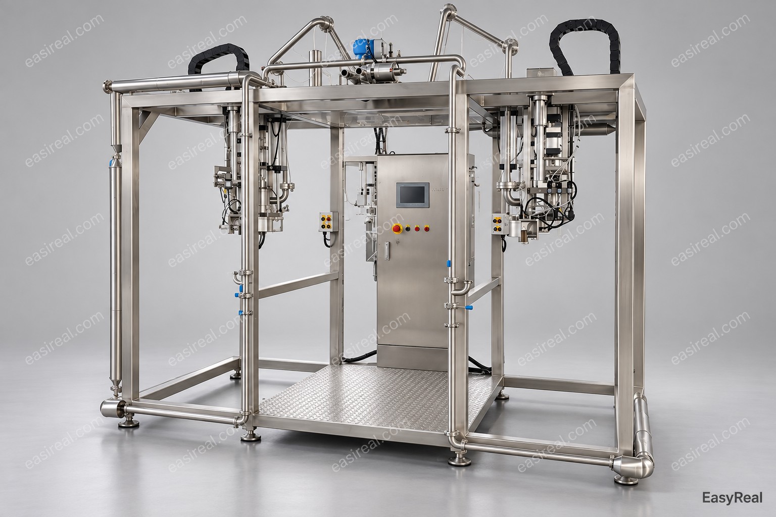 EasyReal double-head aseptic bag filling machine for the FRESHBERRY berry puree project EasyReal double-head aseptic bag filling machine for the FRESHBERRY berry puree project