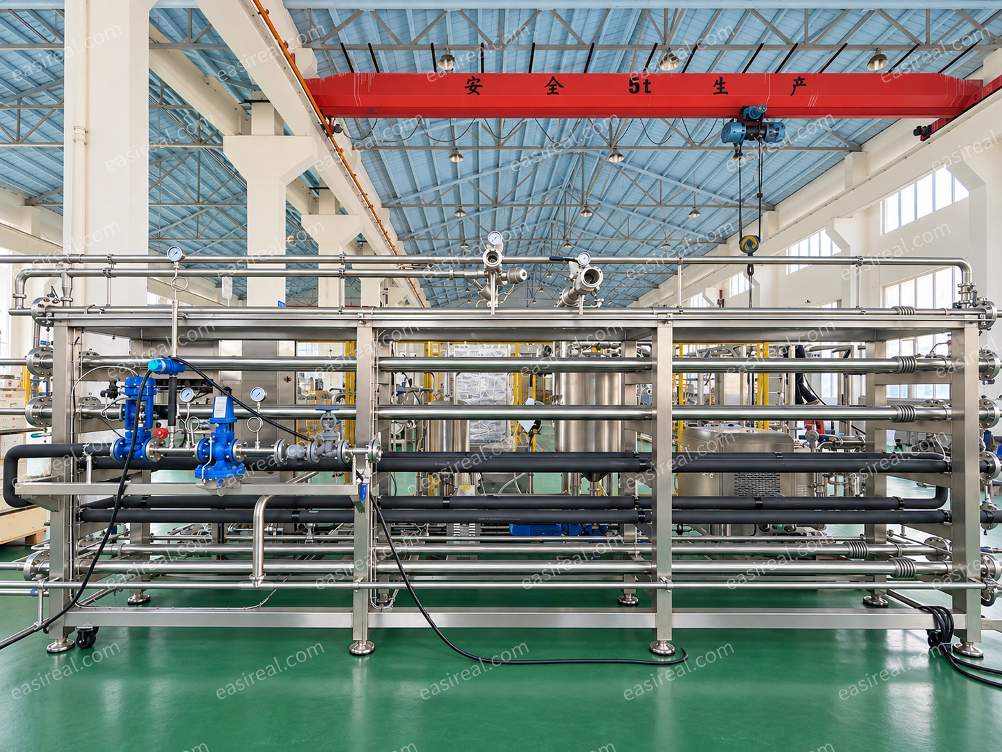 Four-layer tube-in-tube sterilizer for the FRESHBERRY berry puree equipment project