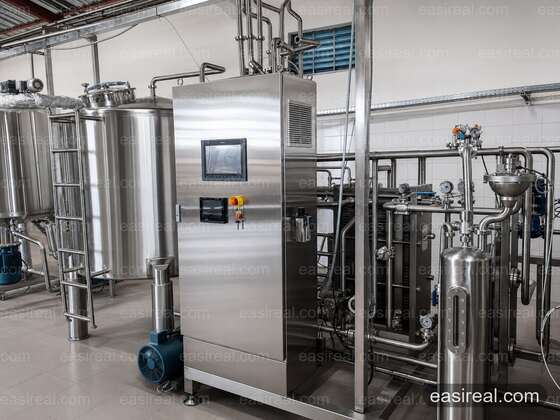 Automatic tubular juice sterilizer for PET bottle hot filling Automatic tubular juice sterilizer for MAMOU Foods PET bottle hot filling line