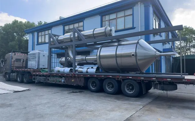 8000LPH Falling Film Type Evaporator Loading Site