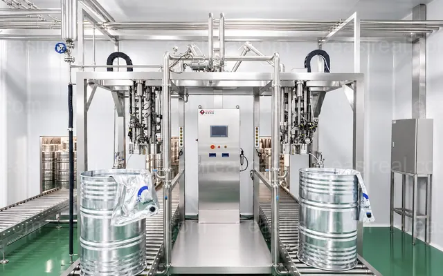 EasyReal Supplies 3 Sets of Aseptic Bag Filling Machines for Shengutang Birch Sap Project in China
