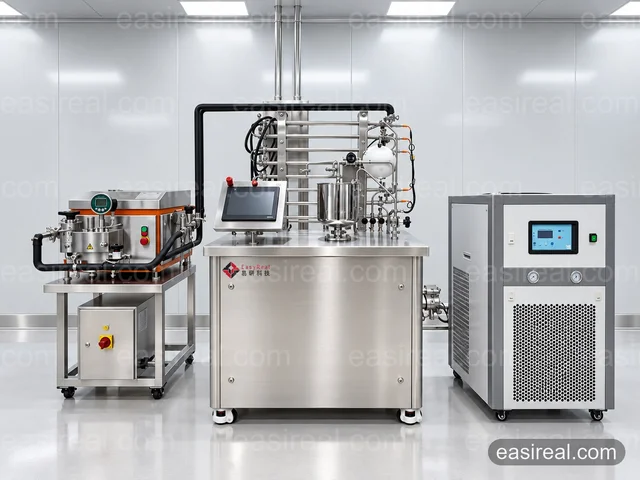 EasyReal pilot UHT/HTST equipment for Namchow Shanghai R&D cream and dairy product development