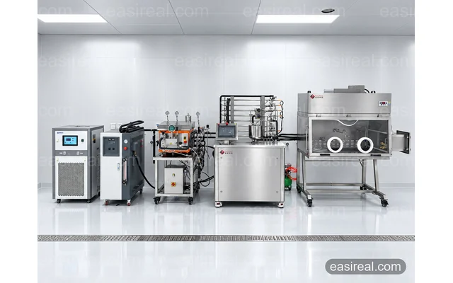 Front view of the Tonicare (Wahaha) pilot UHT/HTST processing line