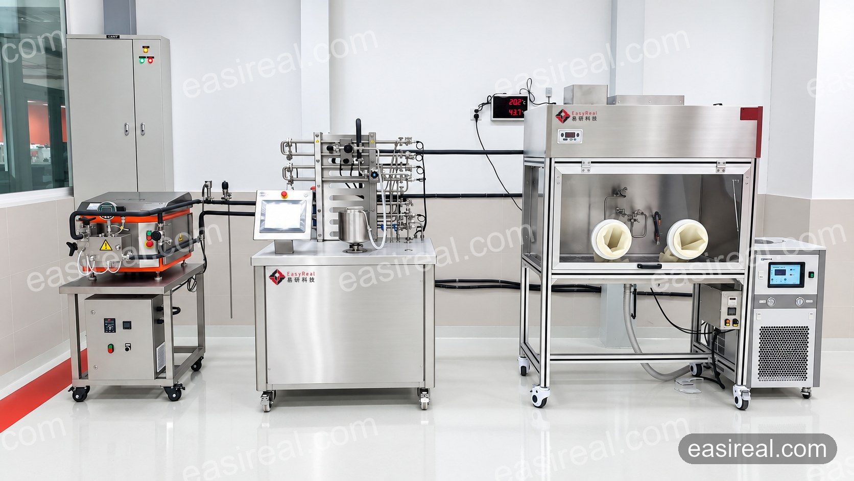 Pilot UHT/HTST R&D Processing Line Stainless-steel pilot UHT and HTST processing line for liquid-food research