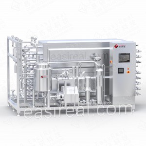 Máy tiệt trùng UHT dạng ống tự động dùng cho nước ép trái cây và sữa.