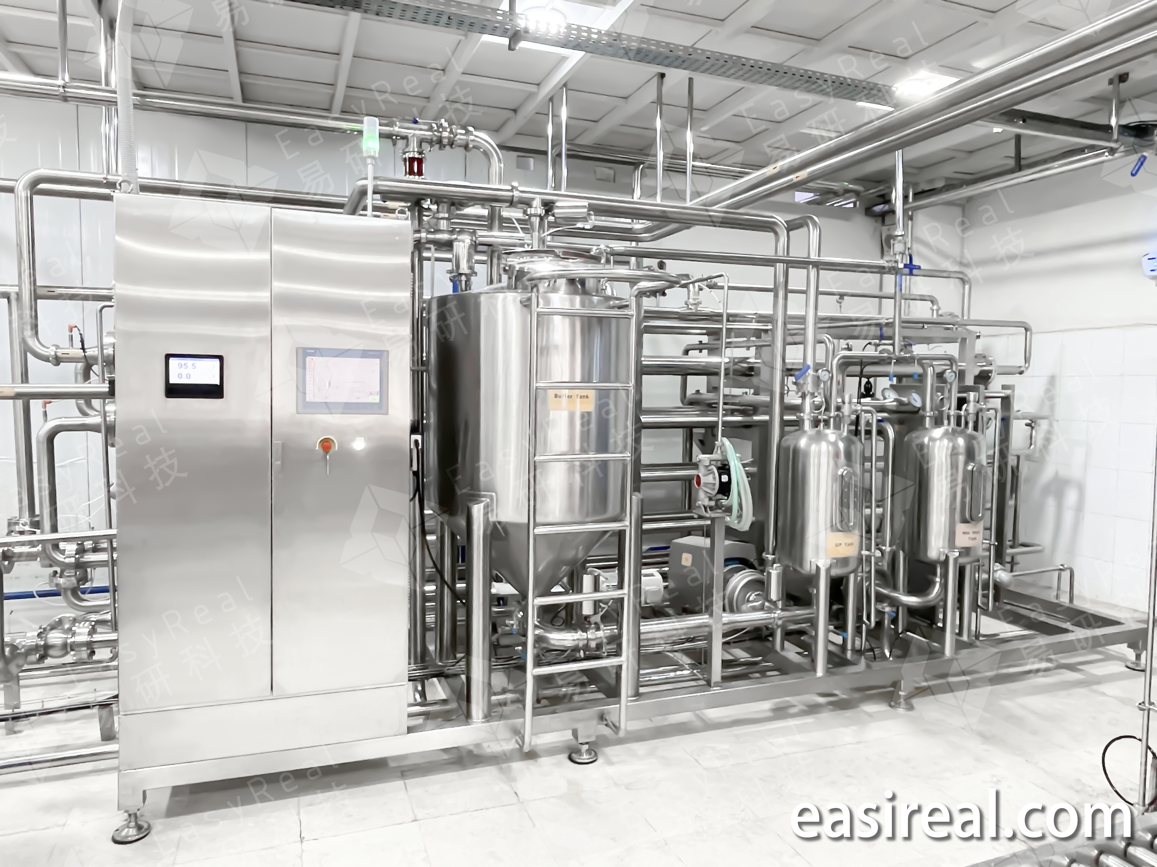 Sterilizer otomatis opat lapisan tabung-dina-tabung pikeun ngolah pasta tomat 2TPH sareng ngeusian aseptik