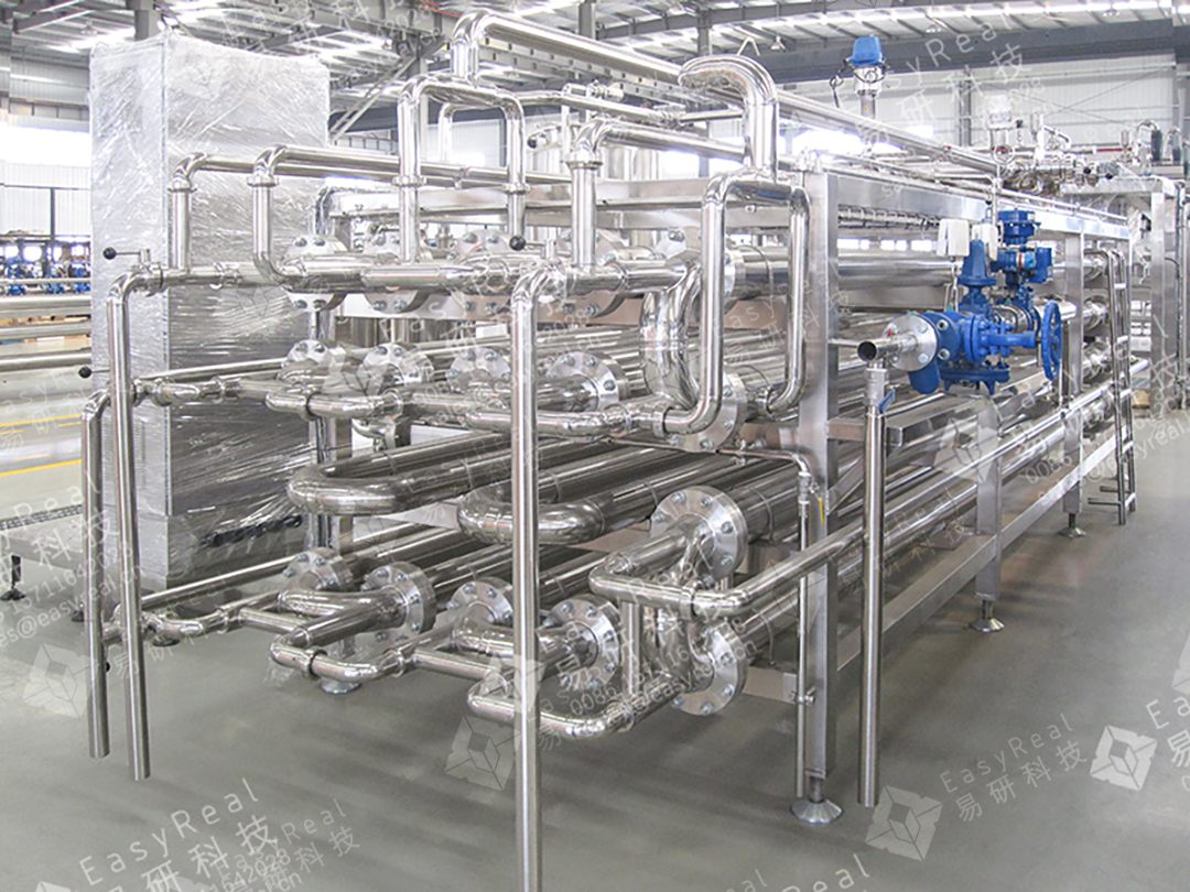 Tube-in-Tube Pasteurizer for Dragon Fruit
