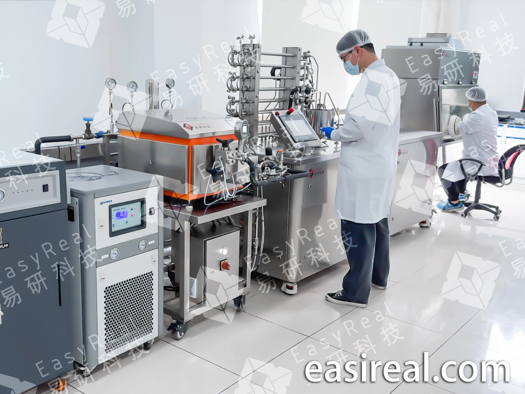Planta sa UHT sa laboratoryo para sa pagsulay sa pluwido nga pagkaon ug pagpalambo sa pormulasyon